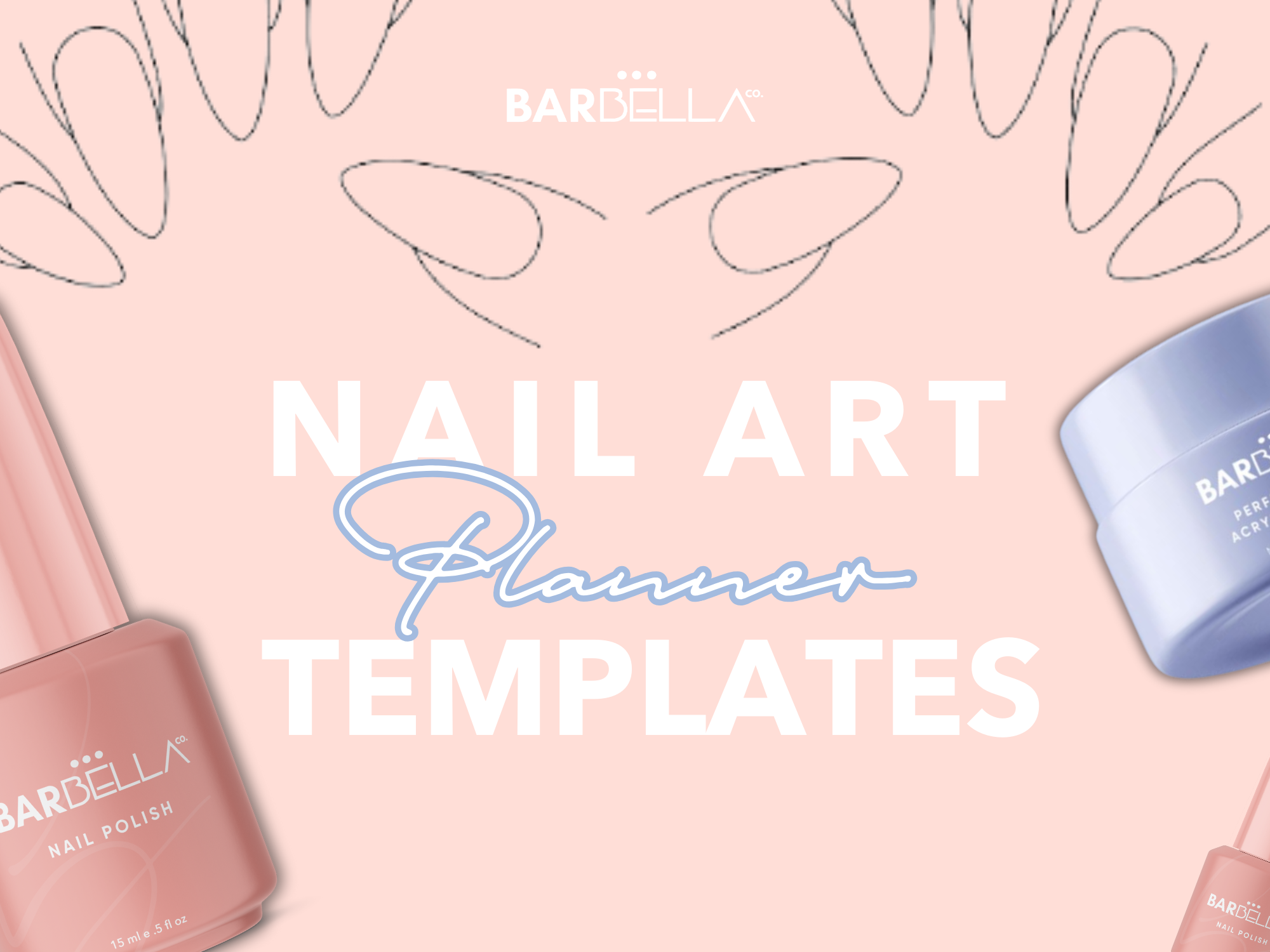 NAIL ART PLANNER KIT BUNDLE- Instant Download