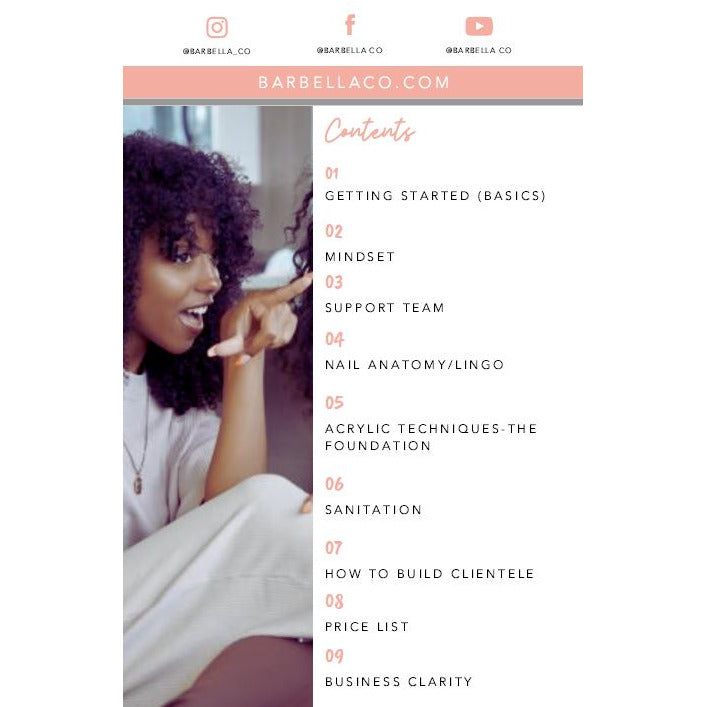 Nailing It - A Beginner’s Guide to Nails (E-book) - BarBella Co.
