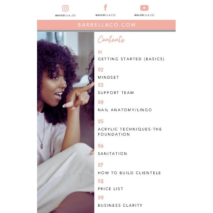 Nailing It - A Beginner’s Guide to Nails (E-book) - BarBella Co.