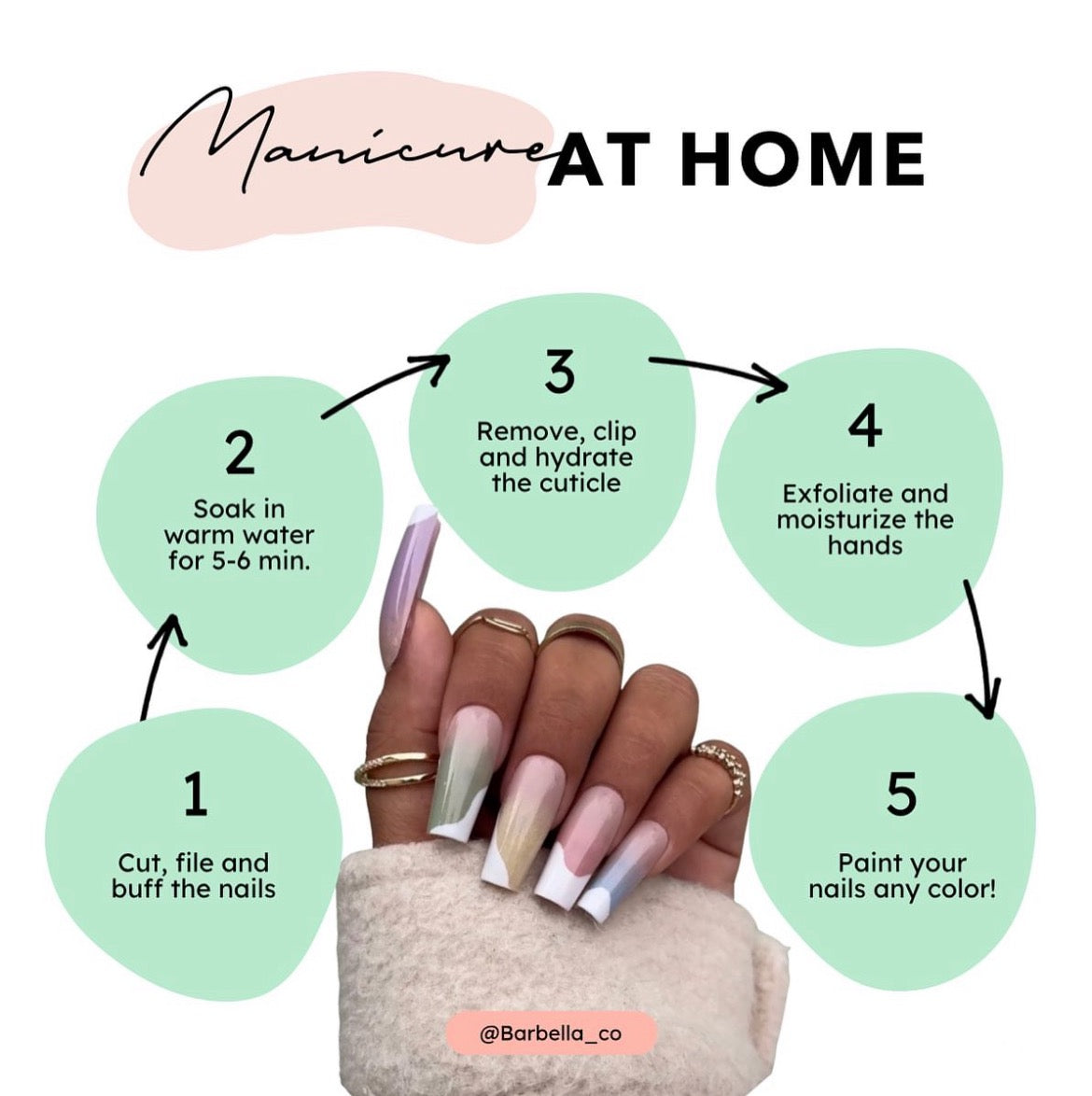 How To Do A Manicure At Home – BarBella Co.